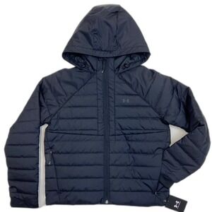 Under Armour Women's Insulate Jacket Small Black‎ 1364909  Gray